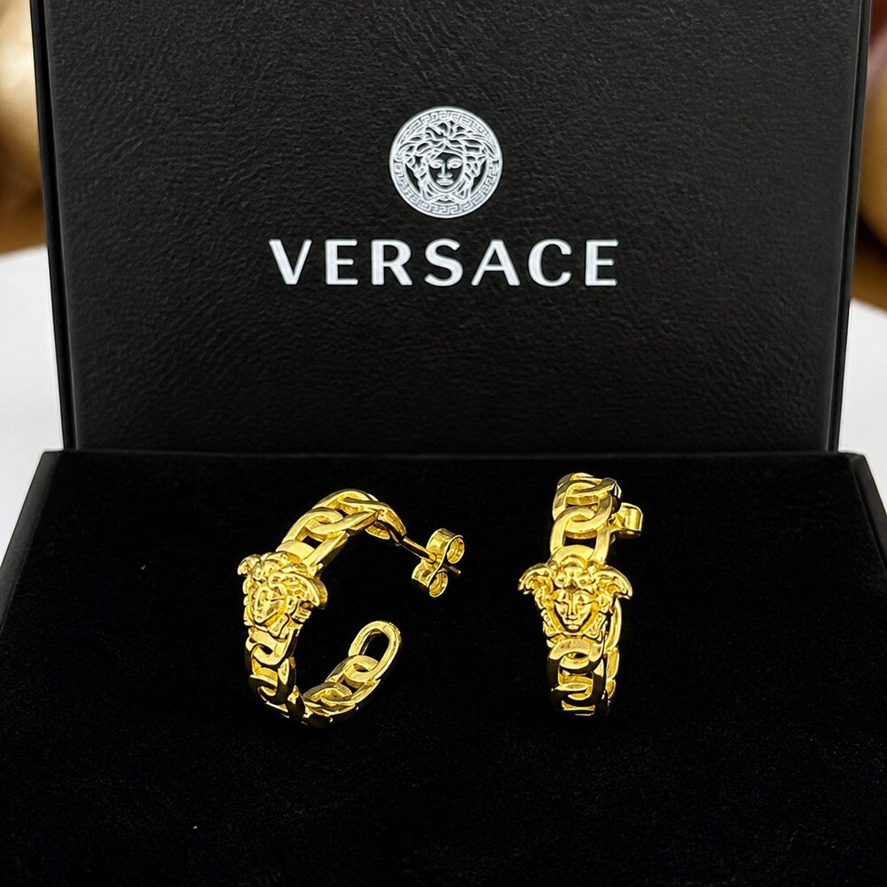 Versace Bold Statement Earrings Style 10 | New with Box - Picture 5 of 9